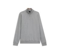 BOSS Sweatshirt aus Baumwoll-Mix mit Troyerkragen - Style H-Stimmann 109, 50543887 Grau XL