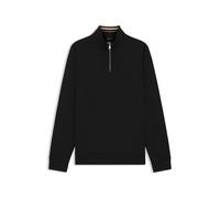 BOSS Sweatshirt aus Baumwoll-Mix mit Troyerkragen - Style H-Stimmann 109, 50543887 Schwarz M