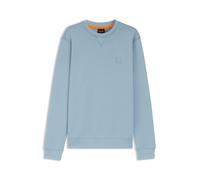 BOSS Sweatshirt aus Baumwoll-Terry mit Logo-Patch - Style Westart, 50509323 Hellblau L