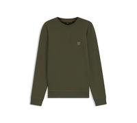 BOSS Sweatshirt aus Baumwoll-Terry mit Logo-Patch - Style Westart, 50509323 Olive XL