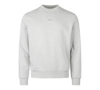 Sweatshirt BOSS ORANGE "WeSmallcrew", Herren, Gr. 4XL, silber043, Sweatware, Obermaterial: 100% Baumwolle, relaxed fit, Rundhals, eingesetzt Bündchen, Sweatshirts Sweatshirt, mit Logo auf der Brust (1