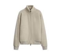 BOSS Sweatshirt aus Teddy-Fleece mit Reißverschluss und Logo-Stickerei - Style SW_Teddy FZ, 50569780 Hellbeige M