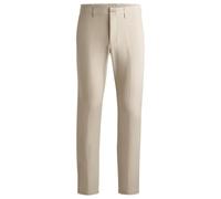 BOSS Slim-Fit Hose aus wasserabweisendem Stretch-Gewebe - Style T_Commuter-Slim, 50534303 Beige 46