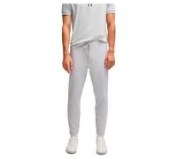 Stretch-Hose BOSS GREEN "T_Flex", Herren, Gr. 52, N-Gr, light, pastel grau054, Web, Obermaterial: 95% Polyester, 5% Elasthan, unifarben, casual, lang, Hosen, mit elastischem Bund und Kordelzug (148749