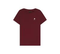 T-Shirt BOSS ORANGE "Esogo Premium Damenmode", Damen, Gr. L (40), rot 603, Jersey, Obermaterial: 100% Baumwolle, unifarben, casual, Rundhals, Kurzarm abgesteppte Kante, Shirts, mit Artwork auf der Bru