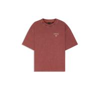 BOSS T-Shirt aus Baumwoll-Jersey mit Artwork-Print - Style C_Eboys_2, 50559078 Dunkelrot XL