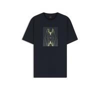 BOSS T-Shirt aus Baumwoll-Jersey mit Artwork-Print - Style Te_Creature, 50561861 Dunkelblau XXL