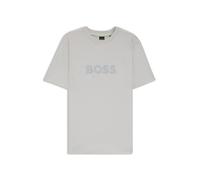 BOSS T-Shirt aus Baumwoll-Jersey mit doppeltem Logo-Artwork - Style Tee DropNeedle, 50531271 Hellgrau XXL