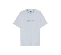 BOSS T-Shirt aus Baumwoll-Jersey mit Golf-inspiriertem Logo - Style TS_Terrace Logo, 50559361 Hellblau XXXL