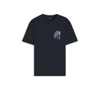 BOSS T-Shirt aus Baumwoll-Jersey mit Grafik-Print - Style Te_Board, 50561853 Dunkelblau XL