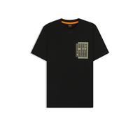 BOSS T-Shirt aus Baumwoll-Jersey mit Logo-Artwork - Style Te_Container, 50546920 Schwarz XXL