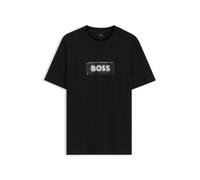 BOSS T-Shirt aus Baumwoll-Jersey mit Logo-Artwork - Style Te_Effect, 50571286 Schwarz XL