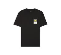 BOSS T-Shirt aus Baumwoll-Jersey mit Logo-Artwork - Style Te_Plain, 50556023 Schwarz M