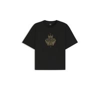 BOSS T-Shirt aus Baumwoll-Jersey mit Logo-Artwork zum Jahr des Pferdes - Style Wen_CNY, 50565015 Schwarz M