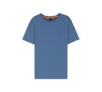 BOSS T-Shirt aus Baumwoll-Jersey mit Logo-Aufnäher - Style Tales, 50508584 Blau XXXL