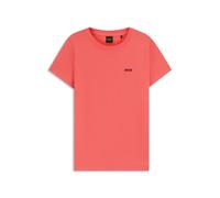 BOSS Orange Slim Fit T-Shirt aus reiner Baumwolle Modell 'ESOGO' in Rot, Größe M