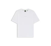 BOSS T-Shirt aus Baumwoll-Jersey mit Logo-Detail - Style Tee 10, 50519368 Weiß L