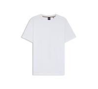 BOSS T-Shirt aus Baumwoll-Jersey mit Logo-Detail - Style Thompson 01, 50468347 Weiß 4XL