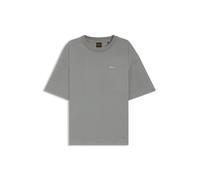 BOSS T-Shirt aus Baumwoll-Jersey mit Logo-Grafik - Style C_Eboyfriend_5, 50545498 Grau S