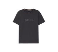 BOSS T-Shirt aus Baumwoll-Jersey mit Logo-Print - Style T-Shirt RN, 50491706 Dunkelgrau S