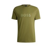 BOSS T-Shirt aus Baumwoll-Jersey mit Logo-Print - Style T-Shirt RN, 50491706 Grün L