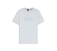 BOSS T-Shirt aus Baumwoll-Jersey mit Logo-Print - Style T-Shirt RN, 50491706 Hellblau XL