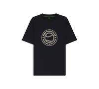 BOSS T-Shirt aus Baumwoll-Jersey mit Tennis-Artwork - Style TS_Join Logo, 50553648 Dunkelblau S