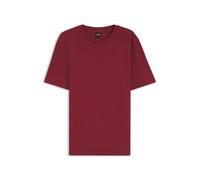 BOSS T-Shirt aus Baumwoll-Mix mit Bubble-Jacquard-Struktur - Style Tiburt 240, 50452680 Rot L