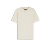 BOSS T-Shirt aus Baumwoll-Mix mit Seide und Prince-of-Wales-Karo - Style L-Tesar 111, 50545188 Natur XXXL