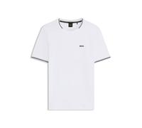 BOSS Green Regular Fit T-Shirt aus Baumwoll-Mix Modell 'TAUL' in Weiss, Größe XXXL