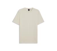 BOSS T-Shirt aus Baumwolle mit Fischgrät-Struktur - Style C-Thompson 240, 50549601 Natur XL