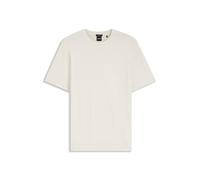 BOSS T-Shirt aus Baumwolle mit geometrischem Jacquard-Muster - Style H-Thompson 321, 50567970 Natur L