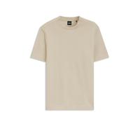 BOSS T-Shirt aus Baumwolle mit Jacquard-Muster - Style H-Thompson 251, 50561231 Hellbeige M