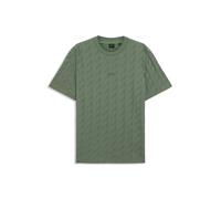 BOSS T-Shirt aus Baumwolle mit Jacquard-Muster - Style TS_Mirror Artwork, 50548649 Grün M