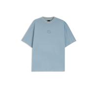 BOSS T-Shirt aus Interlock-Baumwolle mit Logo-Artwork - Style Te_Techno, 50559161 Hellblau XXXL