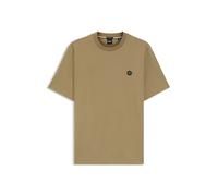 BOSS T-Shirt aus merzerisierter Baumwolle mit Double-B-Monogramm - Style C-Taut 01, 50555844 Beige XXL
