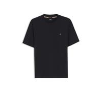 BOSS T-Shirt aus merzerisierter Baumwolle mit Double-B-Monogramm - Style C-Taut 01, 50555844 Dunkelblau XXXL