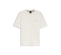 BOSS T-Shirt aus merzerisierter Baumwolle mit Double-B-Monogramm - Style C-Taut 01, 50555844 Natur XXXL