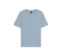 BOSS T-Shirt aus Stretch-Baumwolle mit Kontrast-Logo - Style TChup, 50473278 Hellblau M