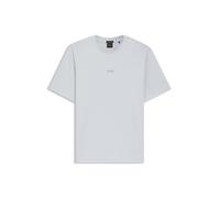 BOSS T-Shirt aus Stretch-Baumwolle mit Kontrast-Logo - Style TChup, 50473278 Hellgrau L