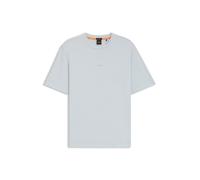 BOSS T-Shirt aus Stretch-Baumwolle mit Kontrast-Logo - Style TChup, 50473278 Hellgrau L