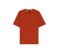 BOSS T-Shirt aus Stretch-Baumwolle mit Kontrast-Logo - Style TChup, 50473278 Orange L