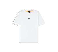 BOSS Relaxed-Fit T-Shirt aus Stretch-Baumwolle mit Logo-Print - Style TChup, 50473278 Weiß 4XL