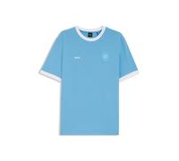 BOSS T-Shirt aus Stretch-Baumwolle mit Landesflagge und Logo - Style TS_BB BC Lux Tee, 50562134 Argentinien L