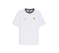 BOSS T-Shirt aus Stretch-Baumwolle mit Landesflagge und Logo - Style TS_BB BC Lux Tee, 50562134 Deutschland L