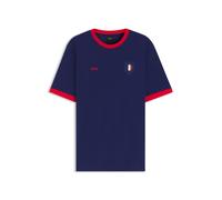 BOSS T-Shirt aus Stretch-Baumwolle mit Landesflagge und Logo - Style TS_BB BC Lux Tee, 50562134 Frankreich XL