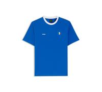 BOSS T-Shirt aus Stretch-Baumwolle mit Landesflagge und Logo - Style TS_BB BC Lux Tee, 50562134 Italien XXXL