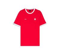 BOSS T-Shirt aus Stretch-Baumwolle mit Landesflagge und Logo - Style TS_BB BC Lux Tee, 50562134 Kanada S