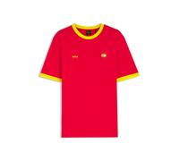 BOSS T-Shirt aus Stretch-Baumwolle mit Landesflagge und Logo - Style TS_BB BC Lux Tee, 50562134 Spanien XXXL