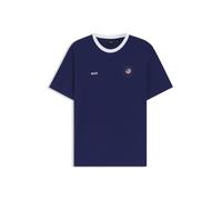 BOSS T-Shirt aus Stretch-Baumwolle mit Landesflagge und Logo - Style TS_BB BC Lux Tee, 50562134 USA XXL